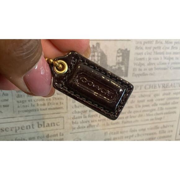 Coach Kristin Metallic Leo Leopard Leather Clutch - Picture 11 of 11